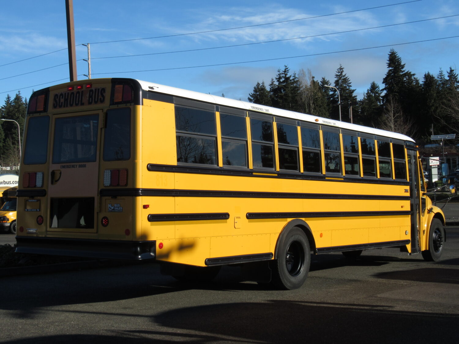 2009 Thomas Saf-T-Liner C2 71 Passenger School Bus - B74394 - Image 3