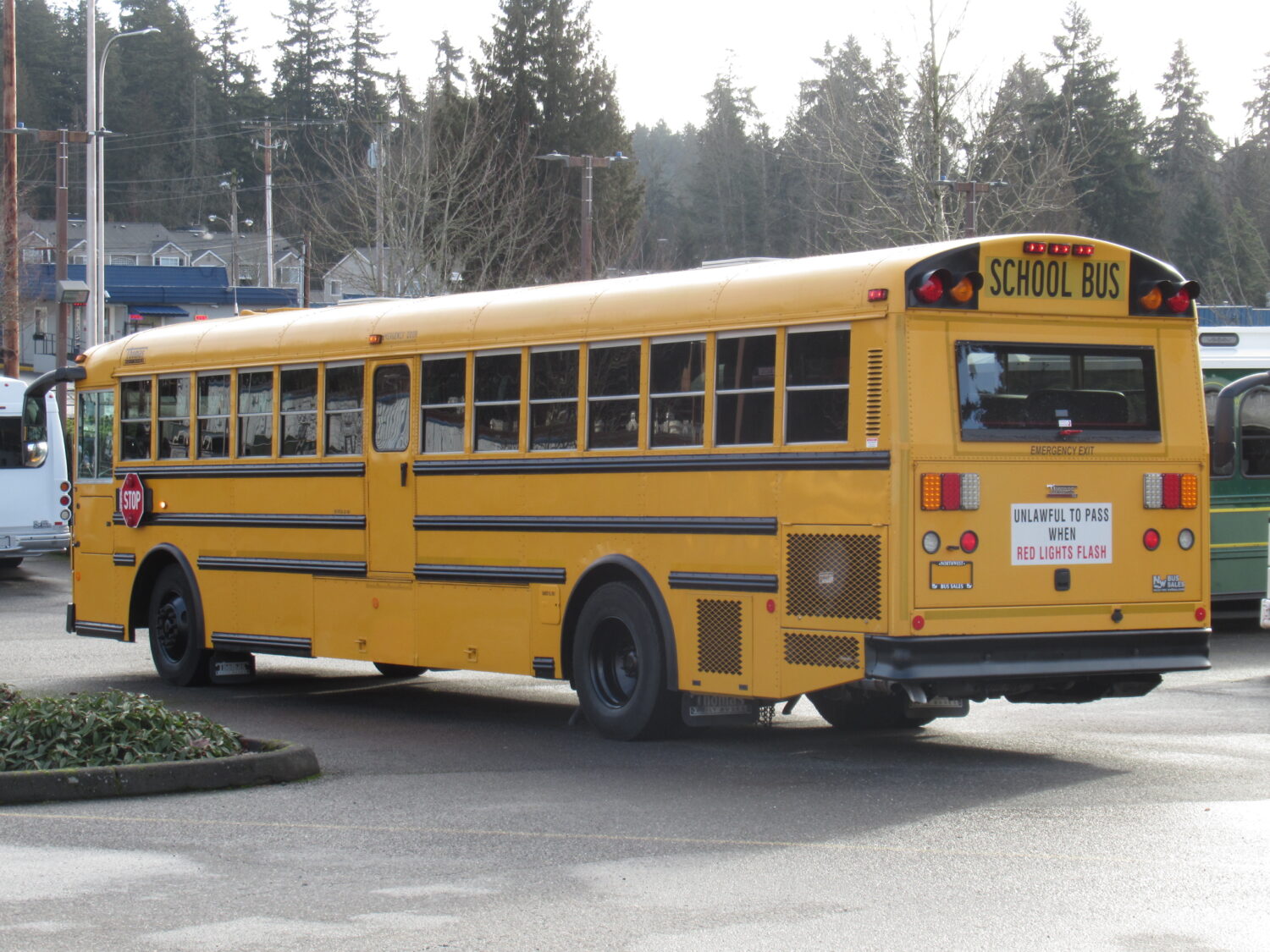 2010 Thomas HDX 78 Passenger School Bus - B21344 - Image 4