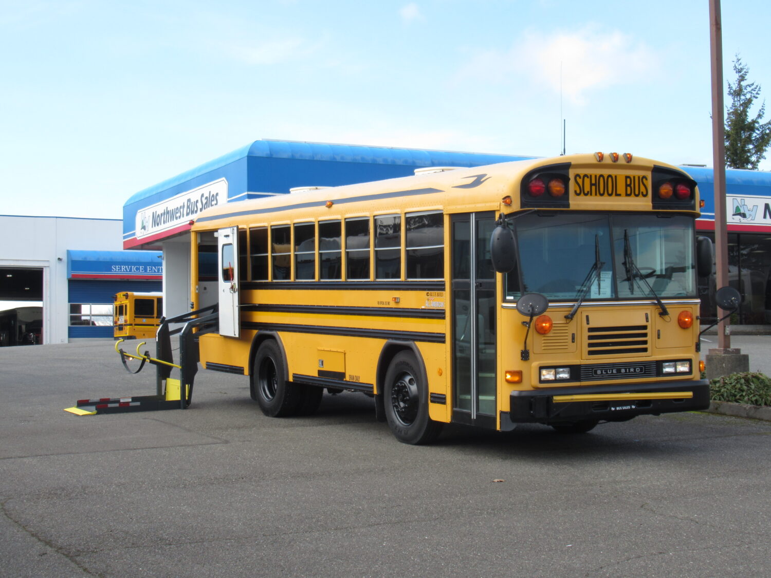 2007 Blue Bird All American 26 Passenger + 1 Wheelchair Short School Bus - B44499