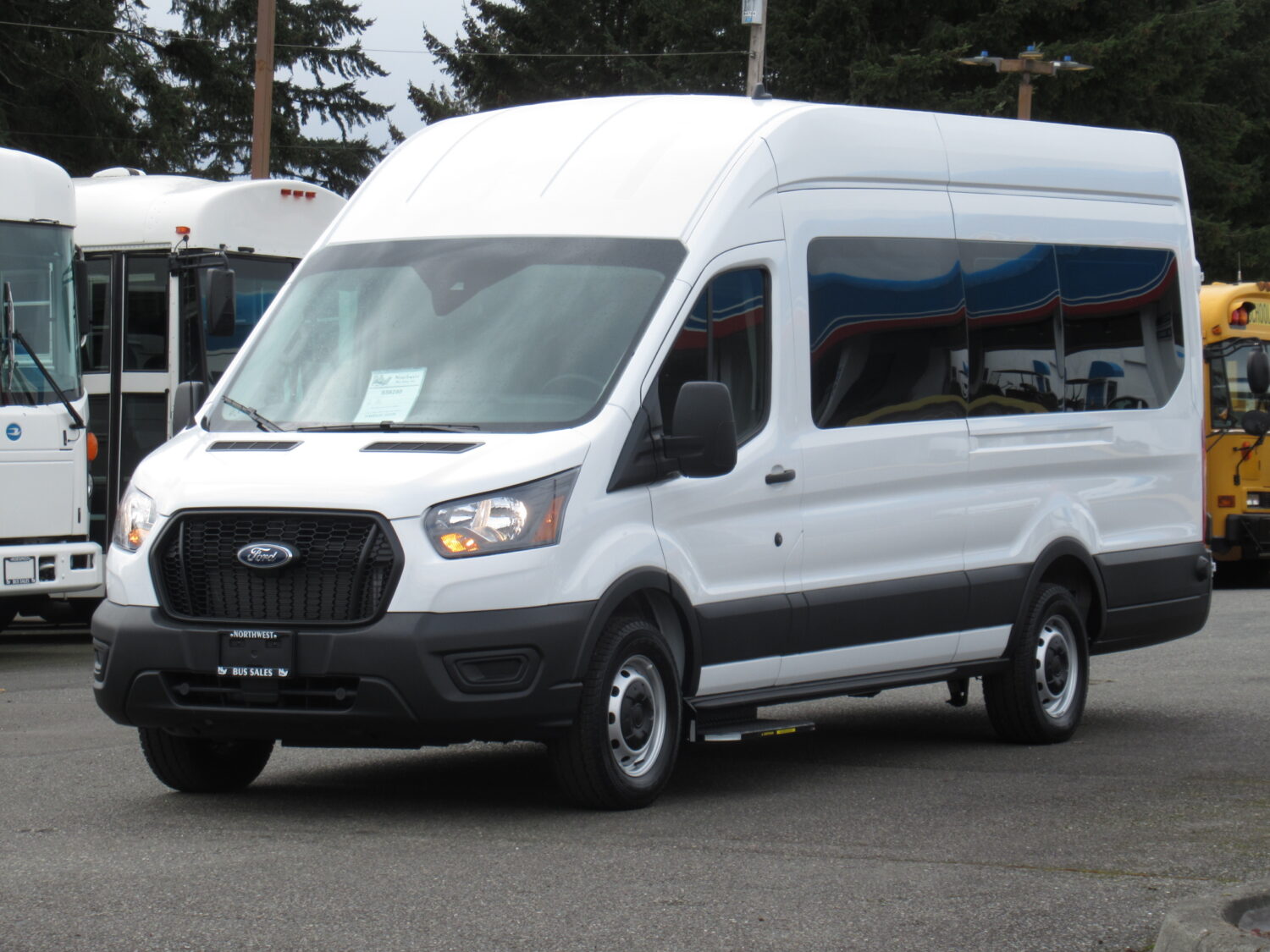 2022 Ford Transit TCI Mobility 8 Passenger ADA Van - S58290 - Image 2