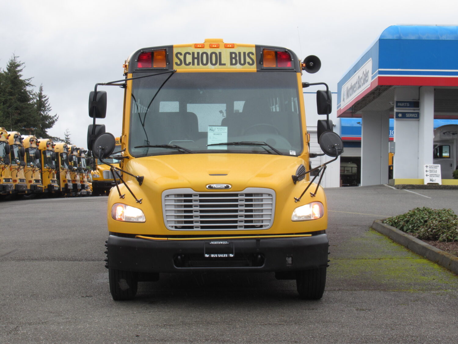 2015 Thomas Saf-T-Liner C2 71 Passenger School Bus - BG4973 - Image 12