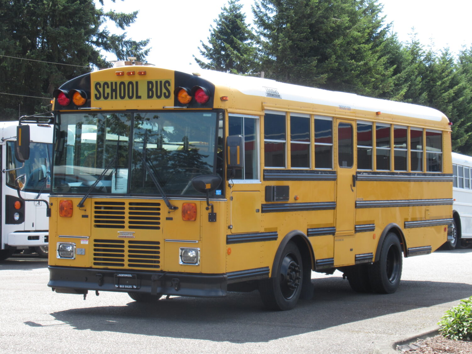 2007 Thomas Saf-T-Liner 24 Passenger ADA Short School Bus - B80829 - Image 2