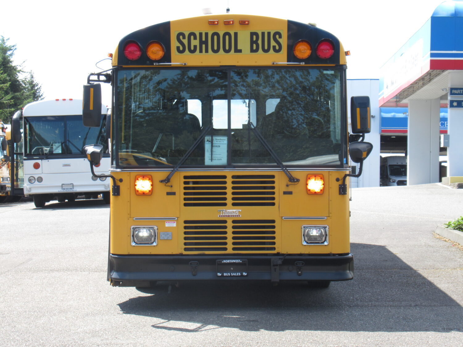 2007 Thomas Saf-T-Liner 24 Passenger ADA Short School Bus - B80829 - Image 12