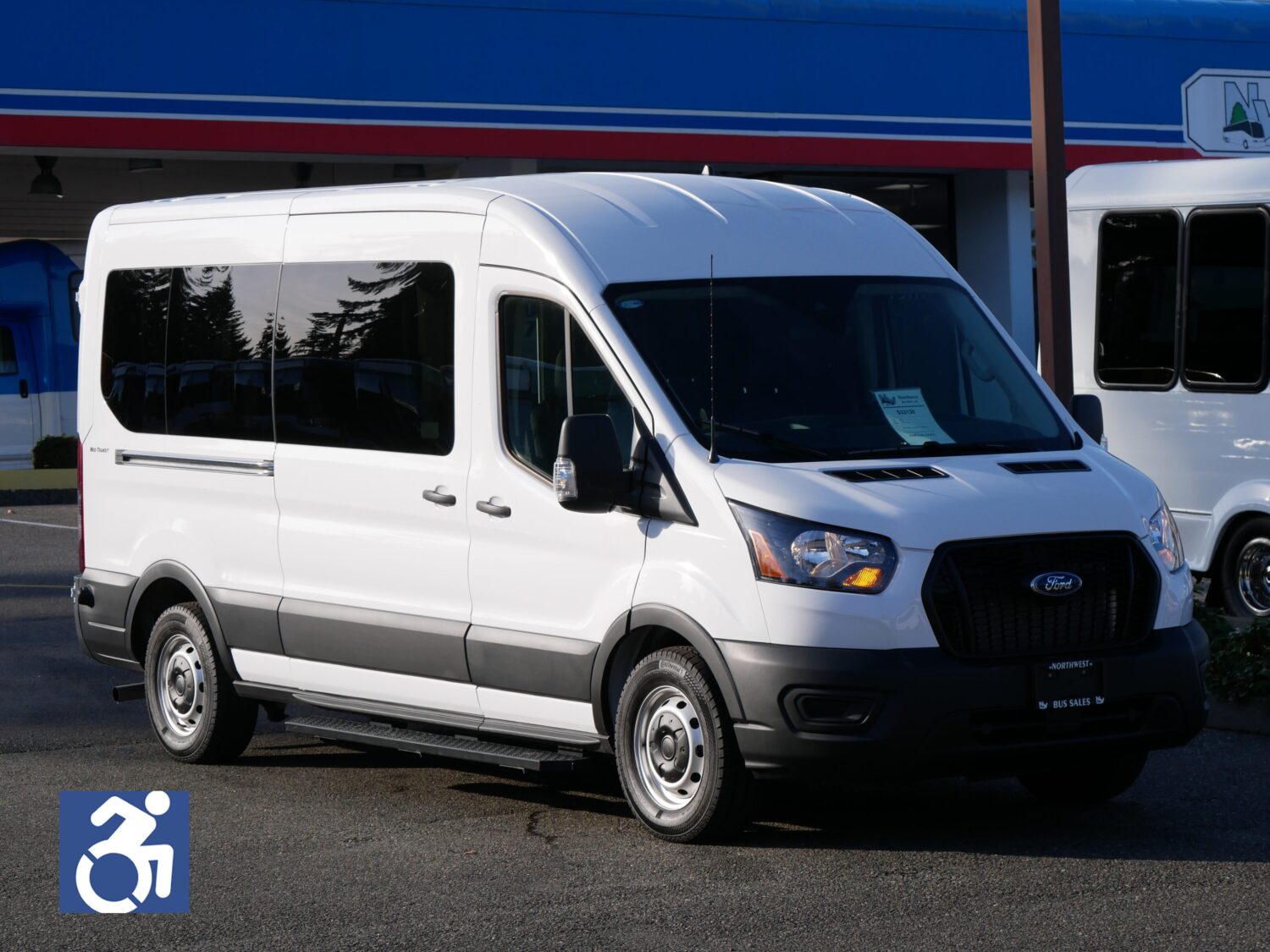 2024 Ford Transit Prime Time Med-Transit 9 Passenger ADA Van - S32130