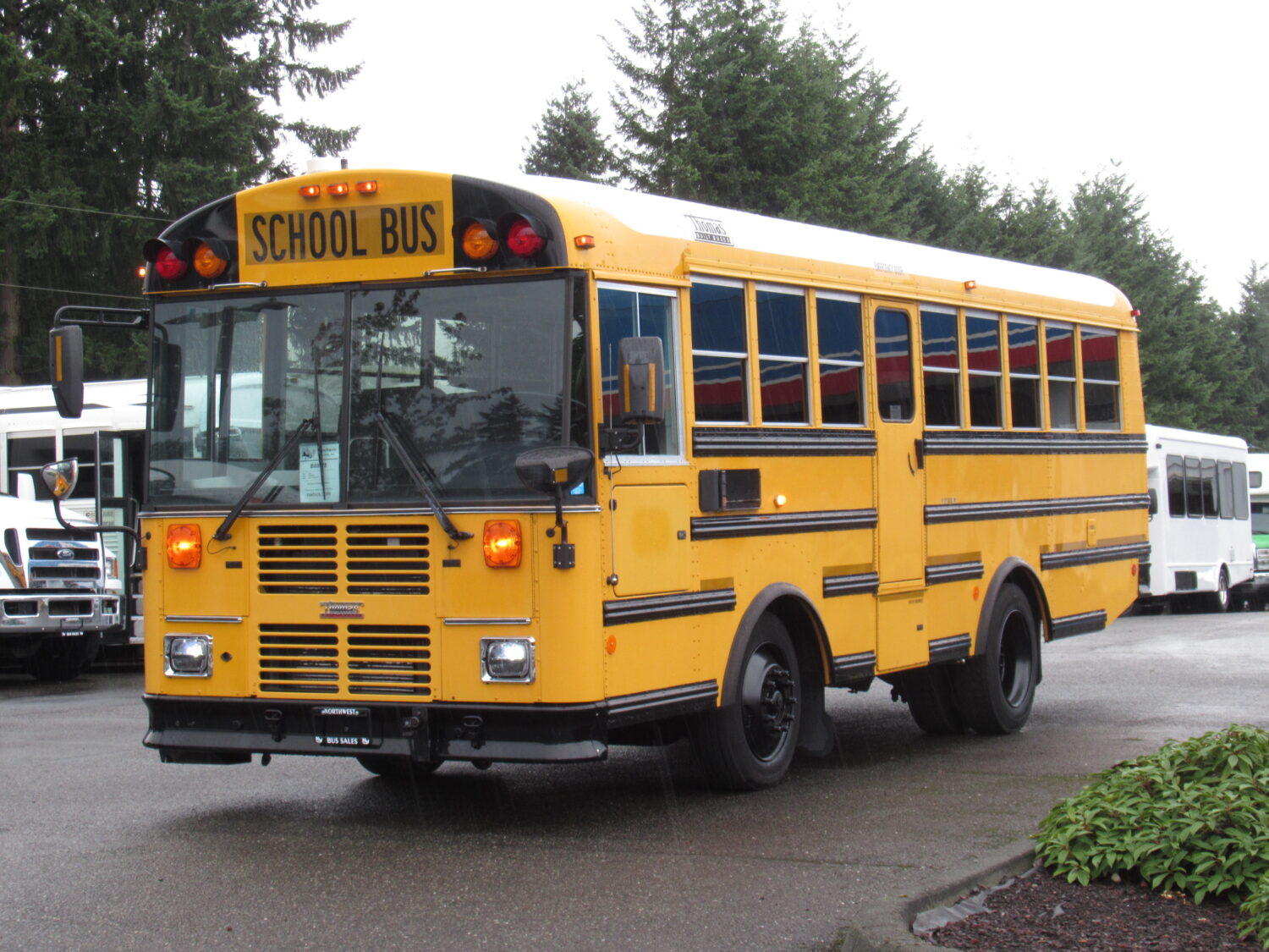 2007 Thomas Saf-T-Liner 22 Passenger ADA Short School Bus - B80828 - Image 2