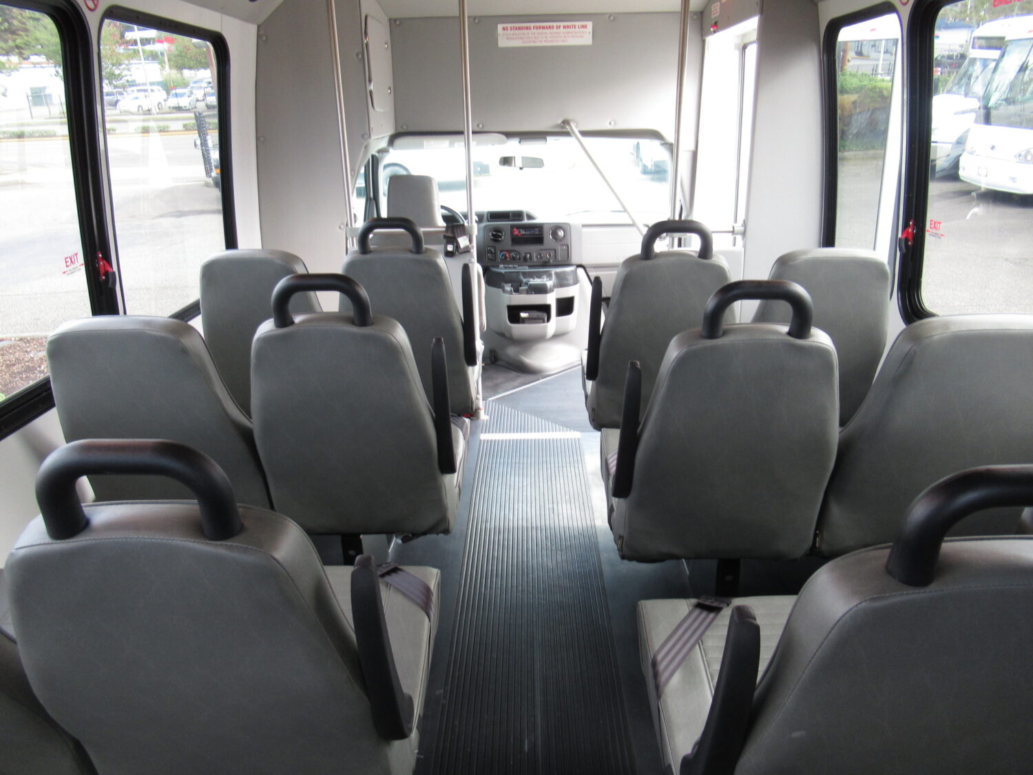 2014 Ford Elkhart ECII 12 Passenger + 2 Wheelchair Shuttle Bus - S97478 - Image 8