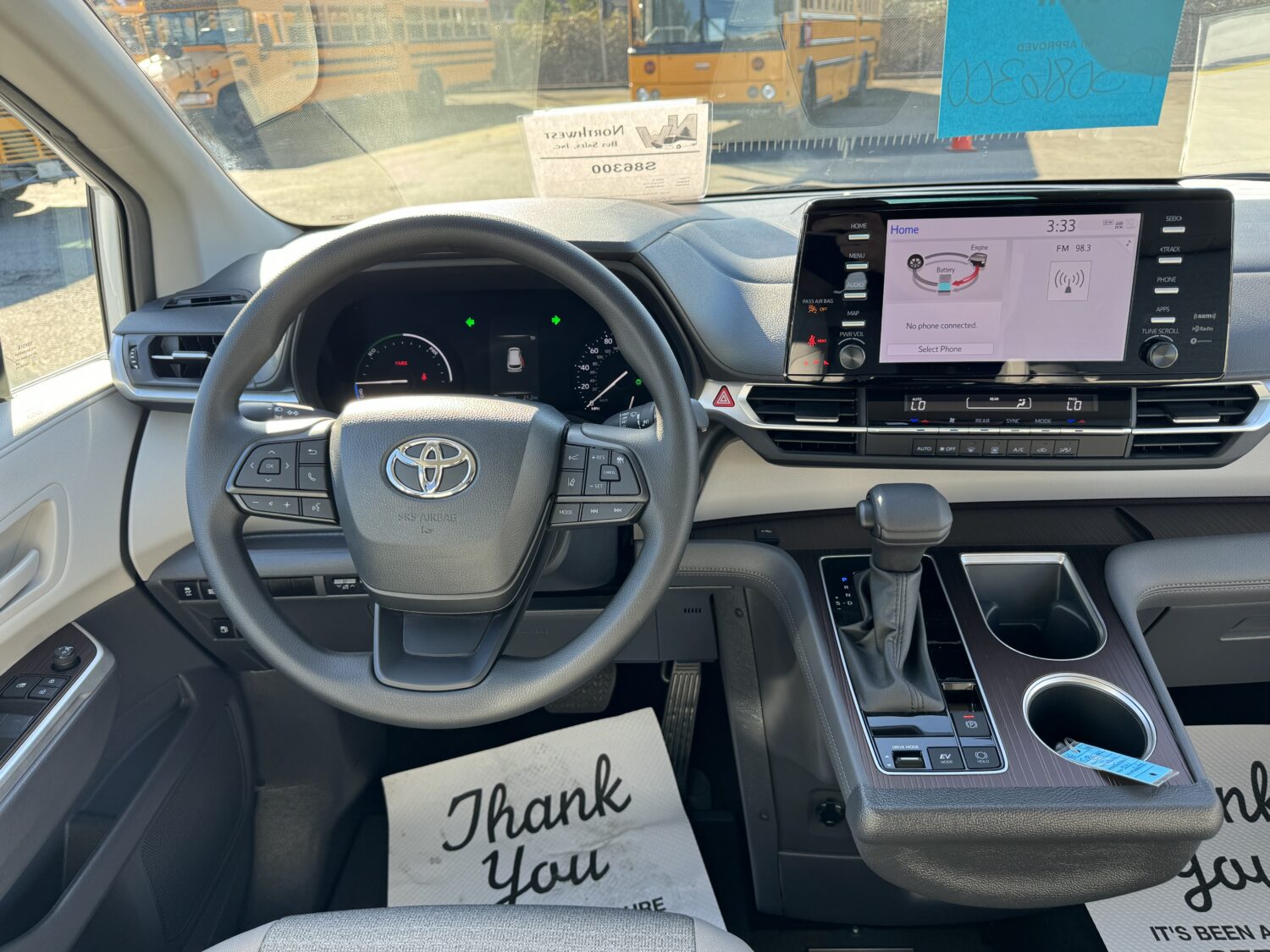 2024 Toyota Sienna Hybrid LE VMI 6 Passenger Side Entry ADA Ramp Van - S87539 - Image 6