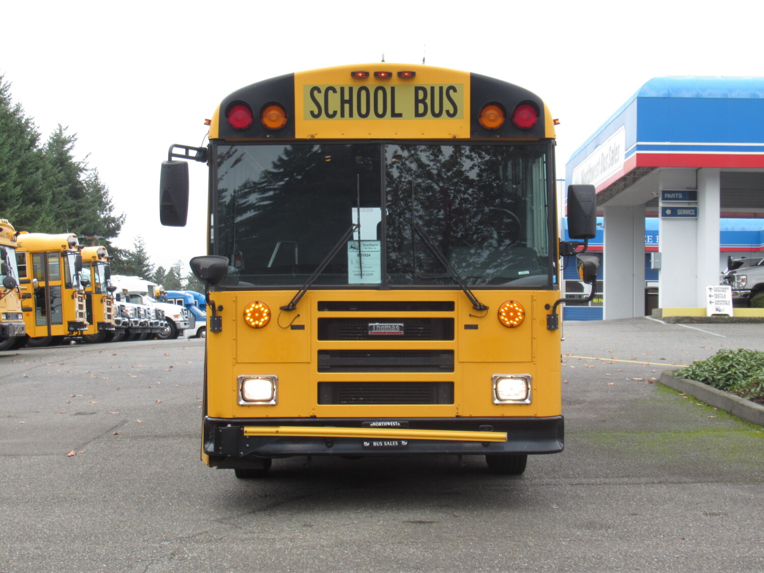 2011 Thomas Saf-T-Liner FE 78 Passenger School Bus - B31924 - Image 12