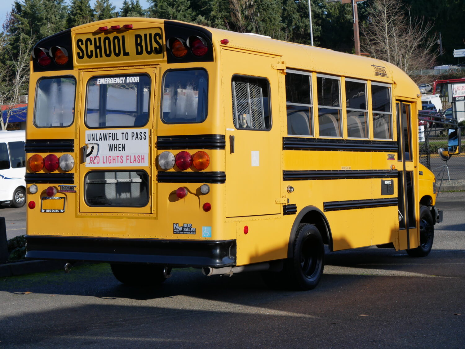 2003 Thomas Minotaur 14 Passenger Type-A School Bus - B85910 - Image 3