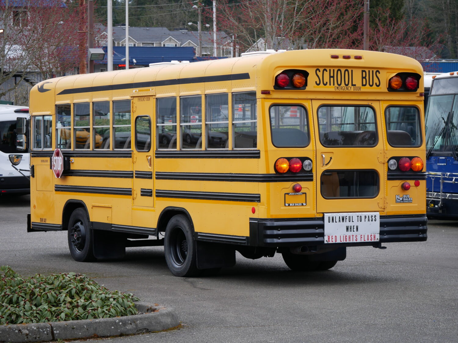 2000 Blue Bird TC-1000 42 Passenger School Bus - B92055 - Image 4
