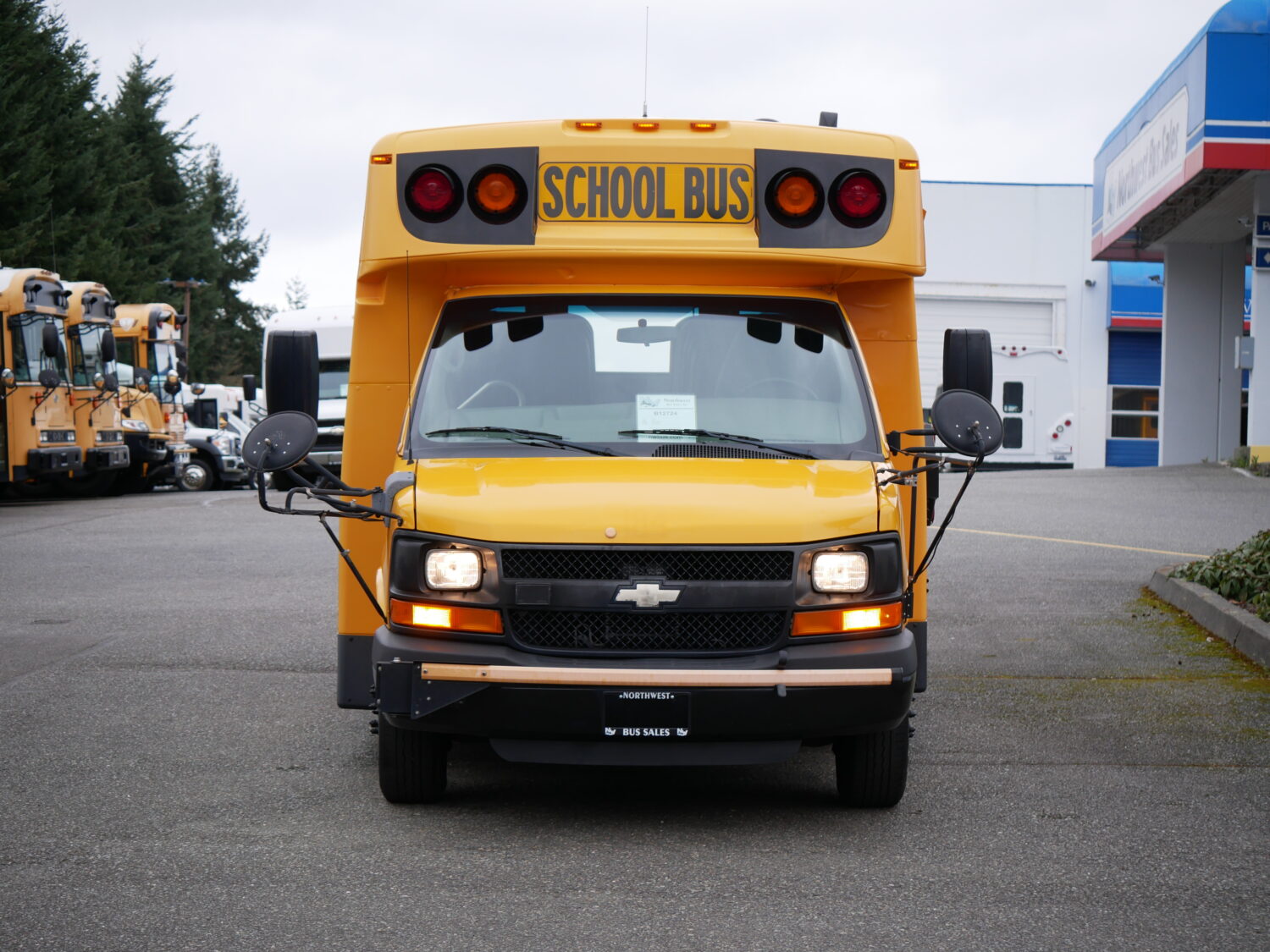 2011 Chevrolet Bluebird Microbird Girardin 30 Passenger Type-A School Bus - B12724 - Image 12