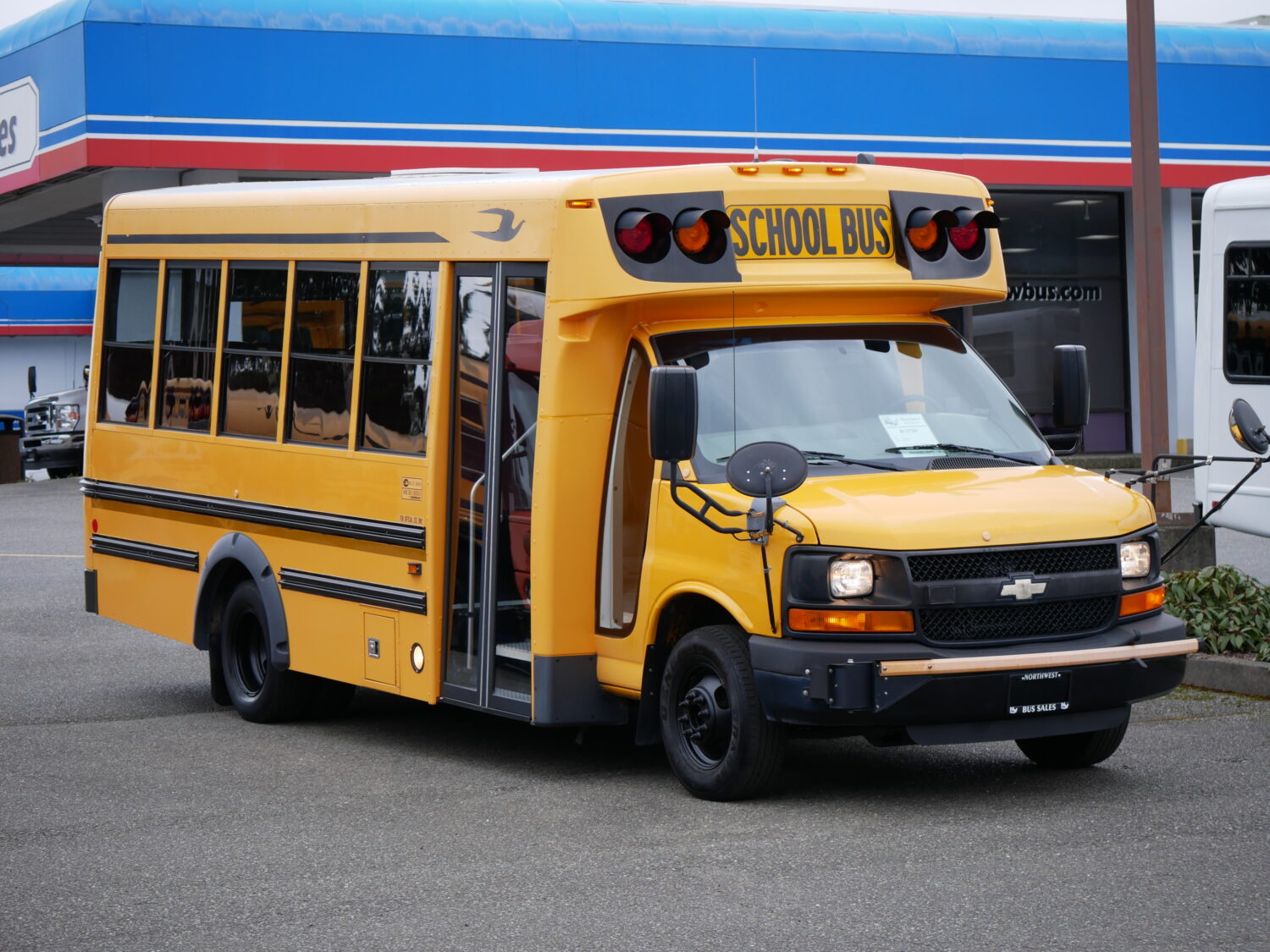 2011 Chevrolet Bluebird Microbird Girardin 30 Passenger Type-A School Bus - B12724
