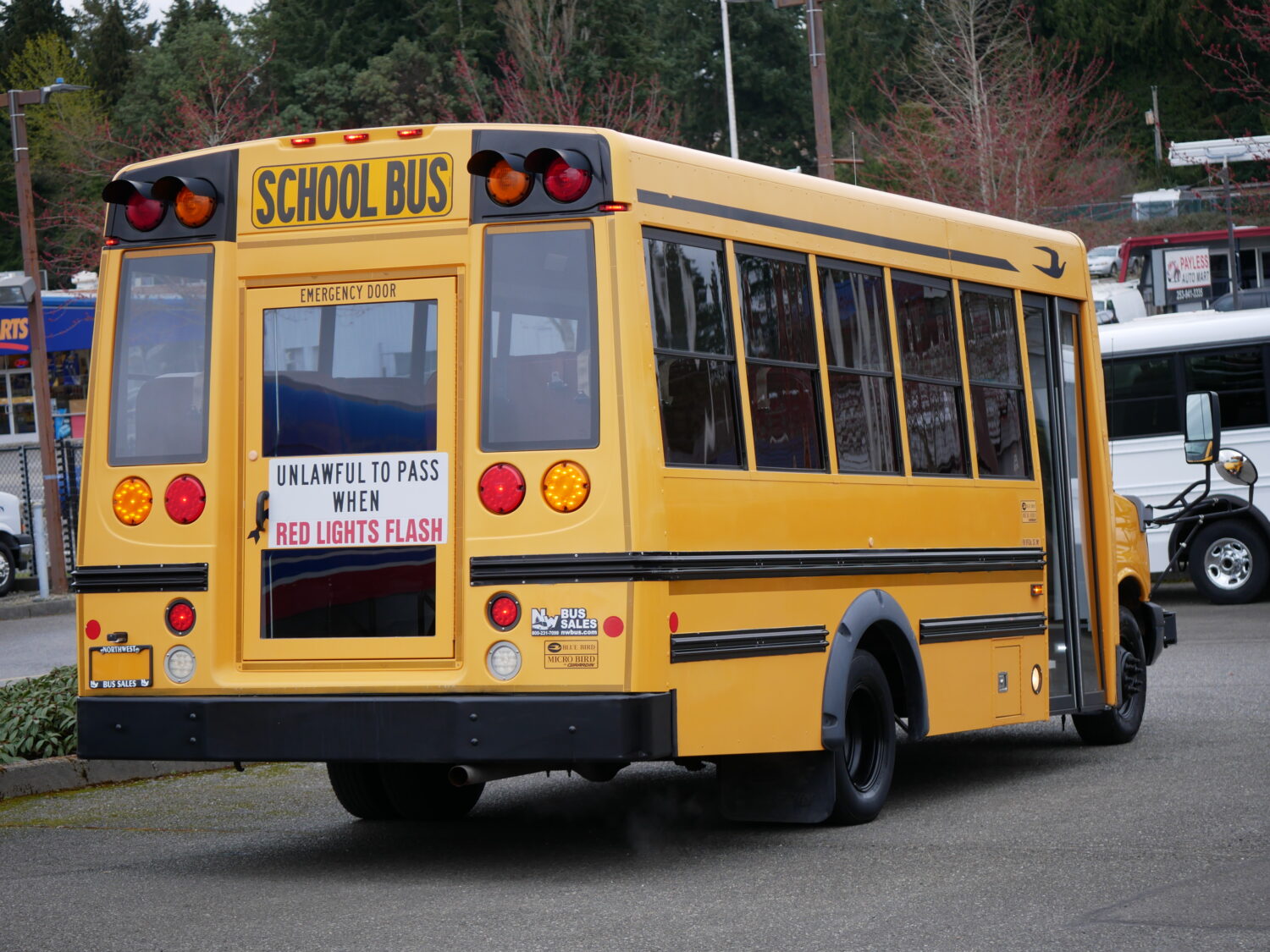 2011 Chevrolet Bluebird Microbird Girardin 30 Passenger Type-A School Bus - B12724 - Image 3