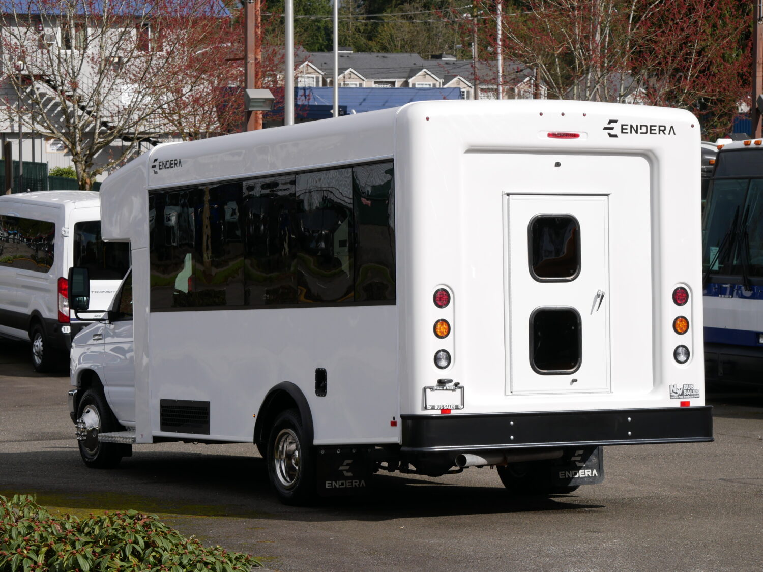 2024 Ford Endera 14 Passenger + Rear Luggage Shuttle Bus - S44164 - Image 4