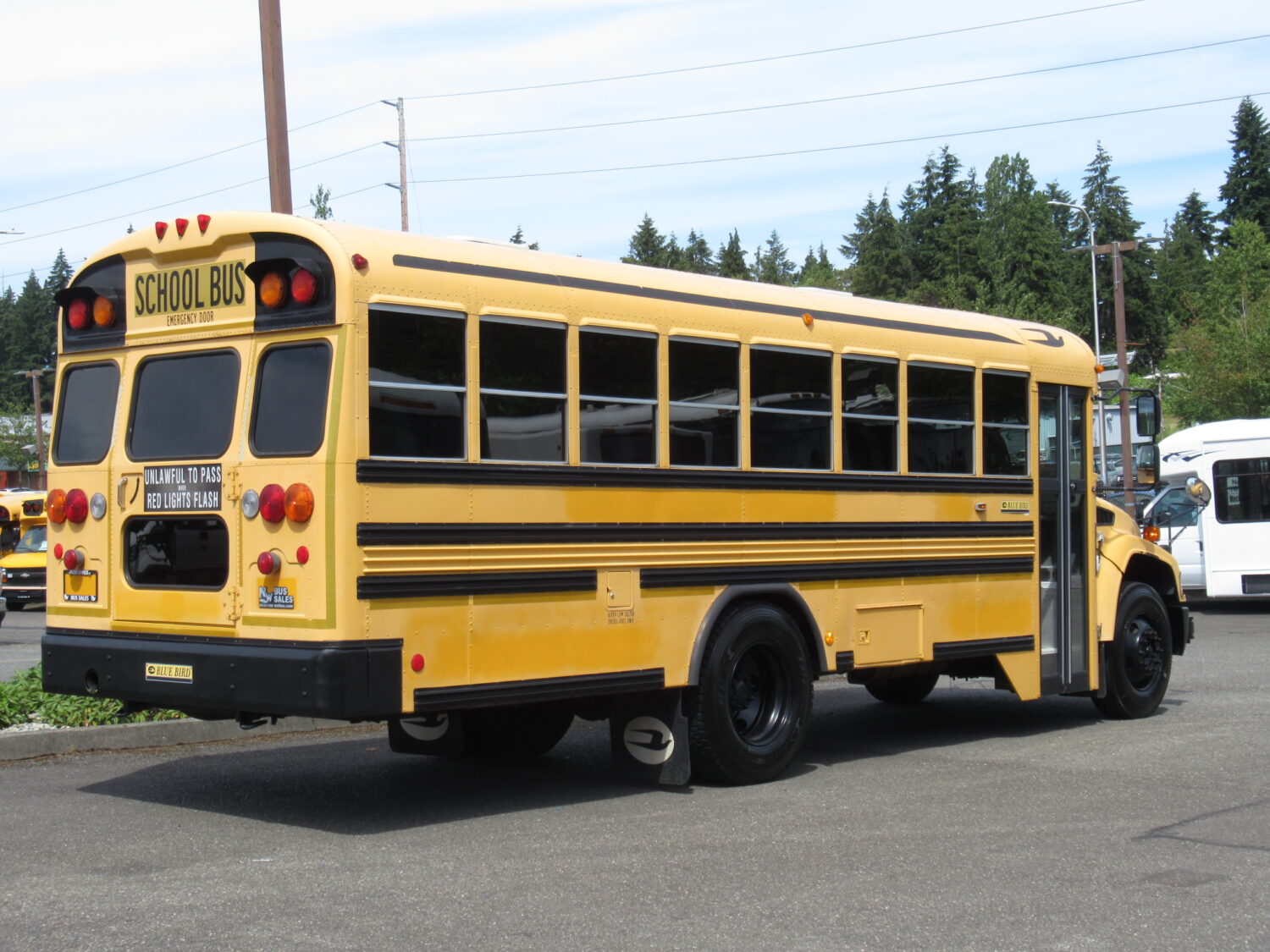 2009 Blue Bird Vision 7 Row School Bus - B54574 - Image 3