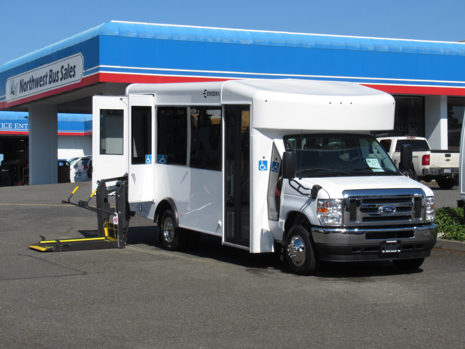 2024 Ford Endera 8 Passenger & 4 Wheelchair Shuttle Bus - S24276