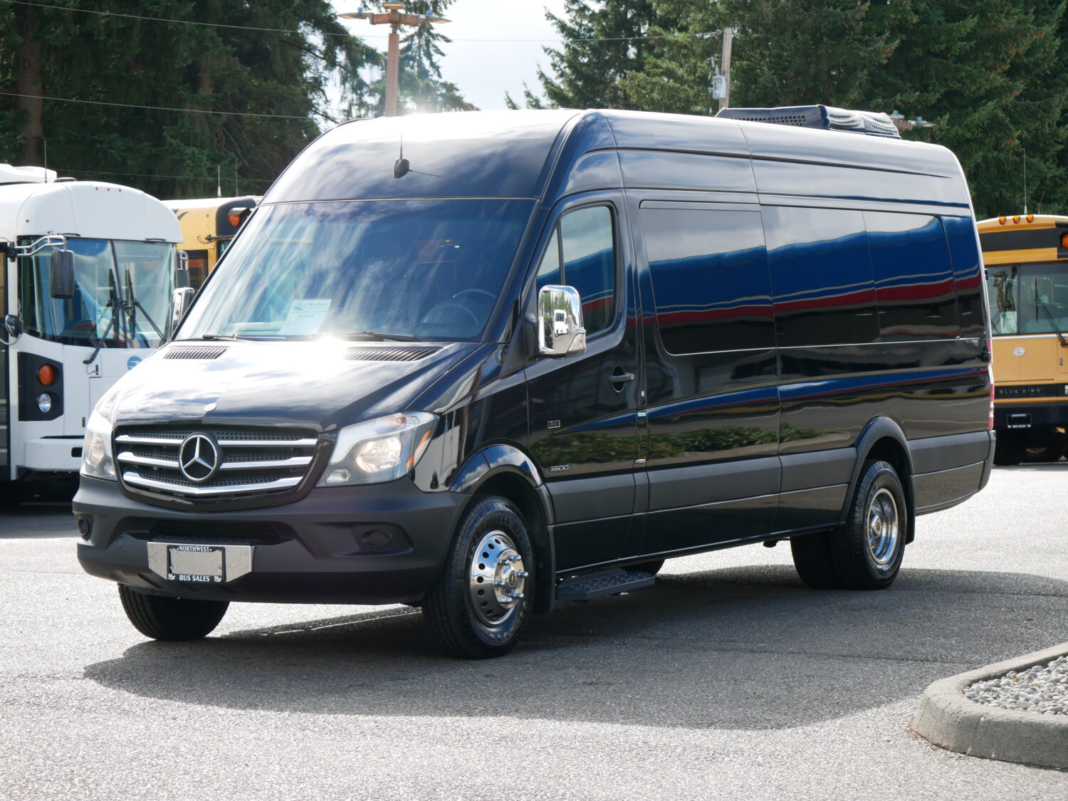2014 Mercedes Sprinter Grech Limo 15 Passenger Shuttle Van - S11419 - Image 2