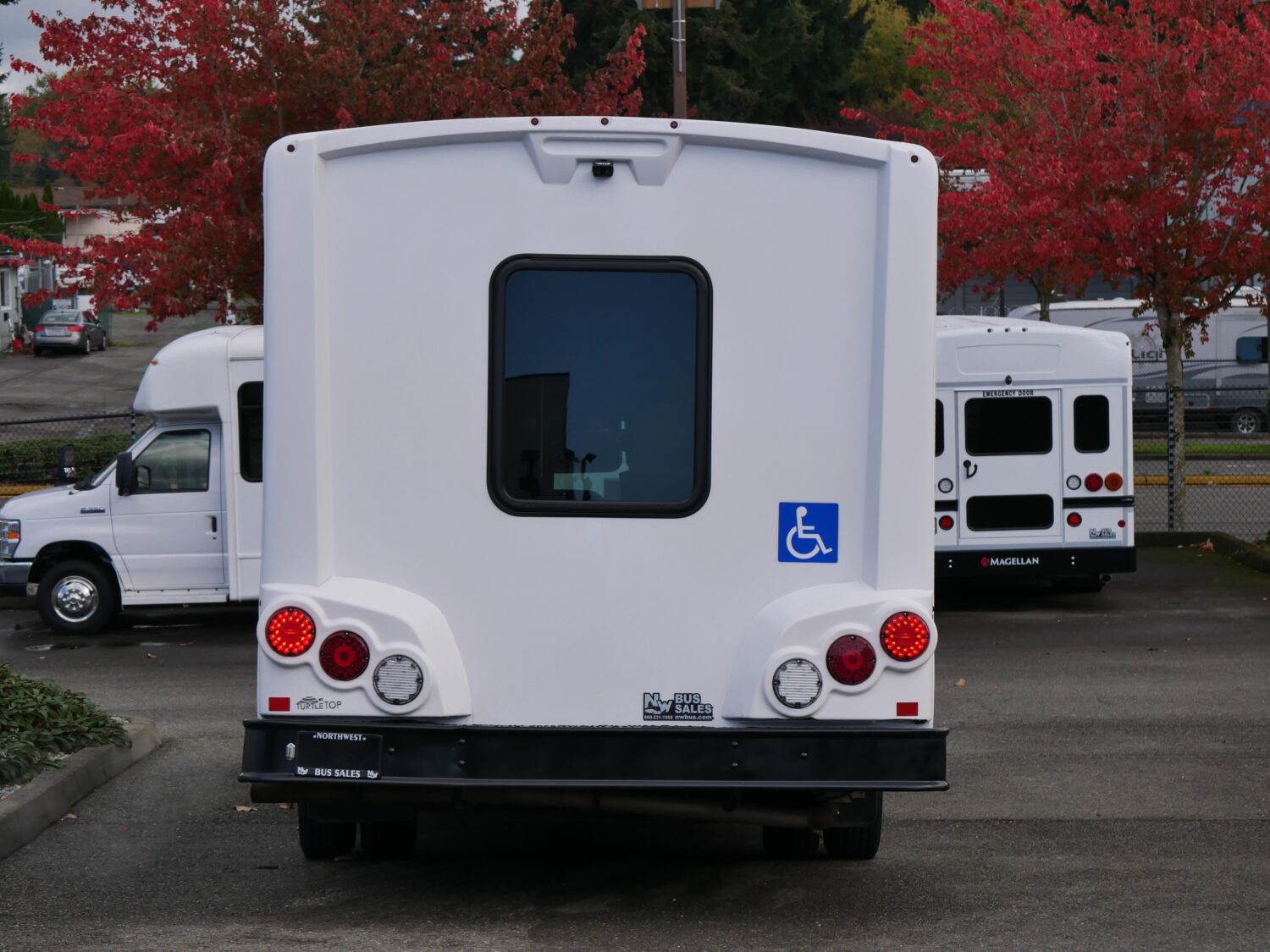 2021 Ford Turtle Top Terra Transit 14 Passenger ADA Shuttle Bus - S01201 - Image 11