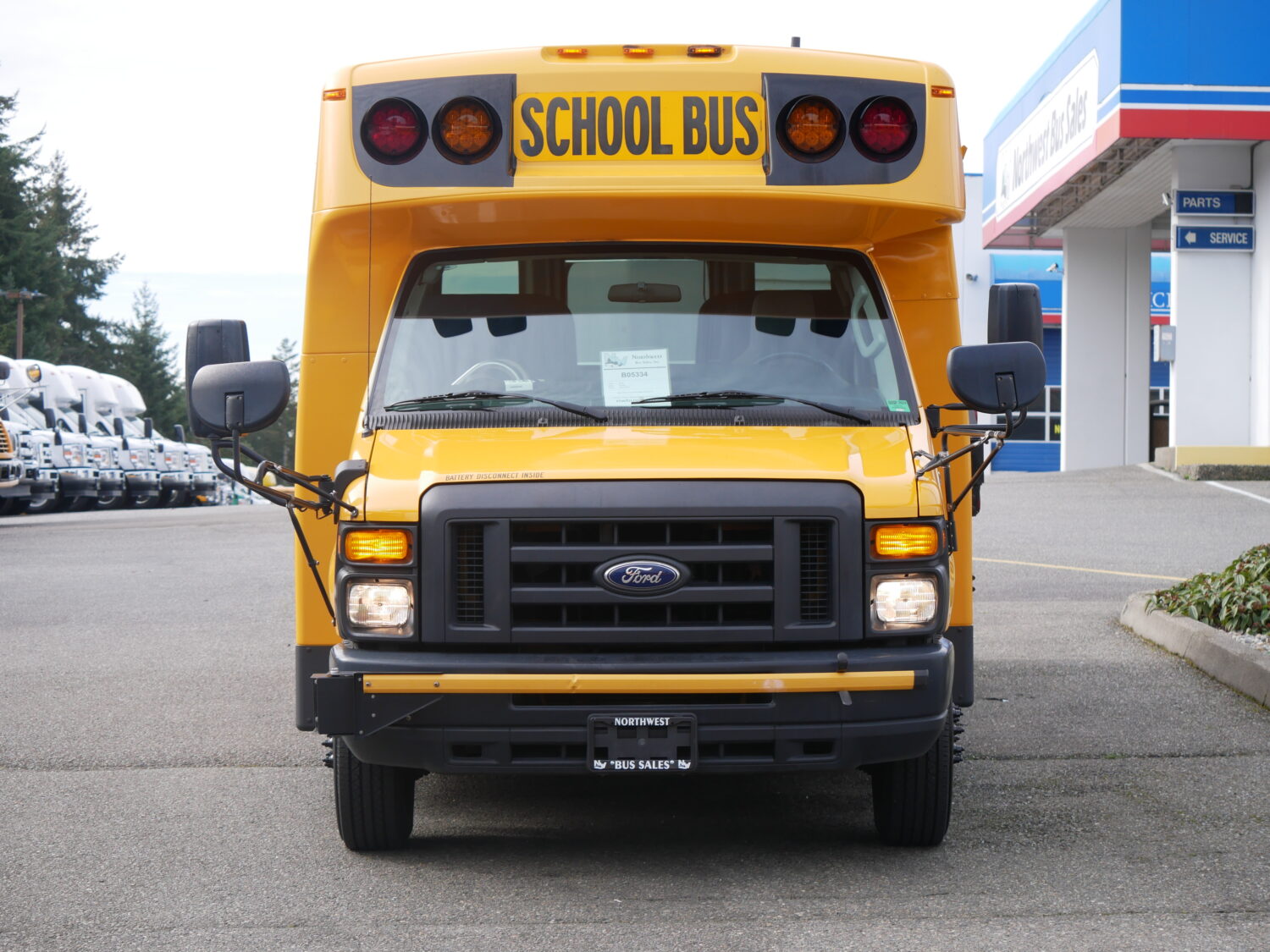 2016 Ford Bluebird Microbird Girardin 18 Passenger Type-A School Bus - B05334 - Image 12