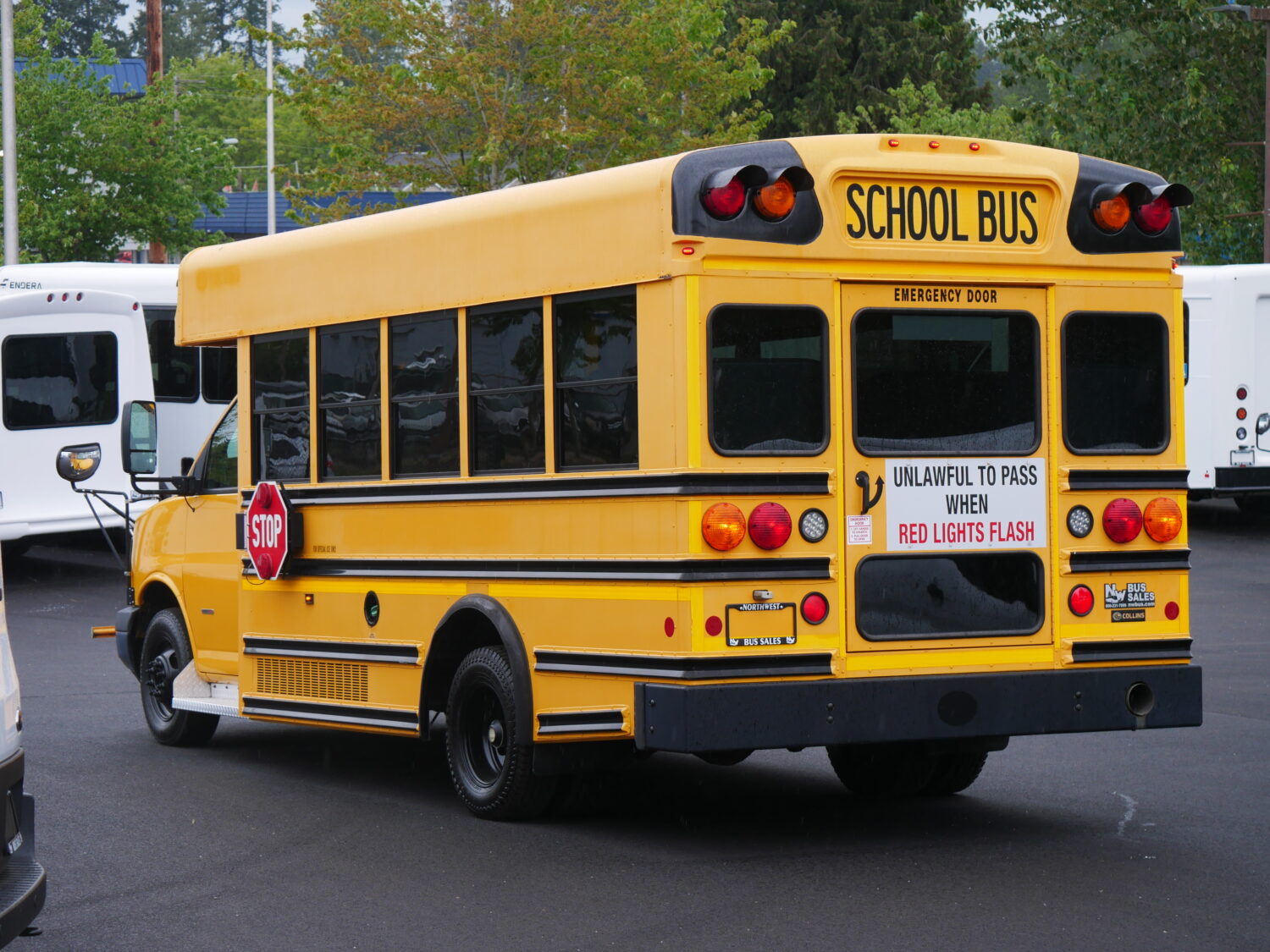 2009 Chevrolet Collins Super Bantam 20 Passenger School Bus - B76442 - Image 4