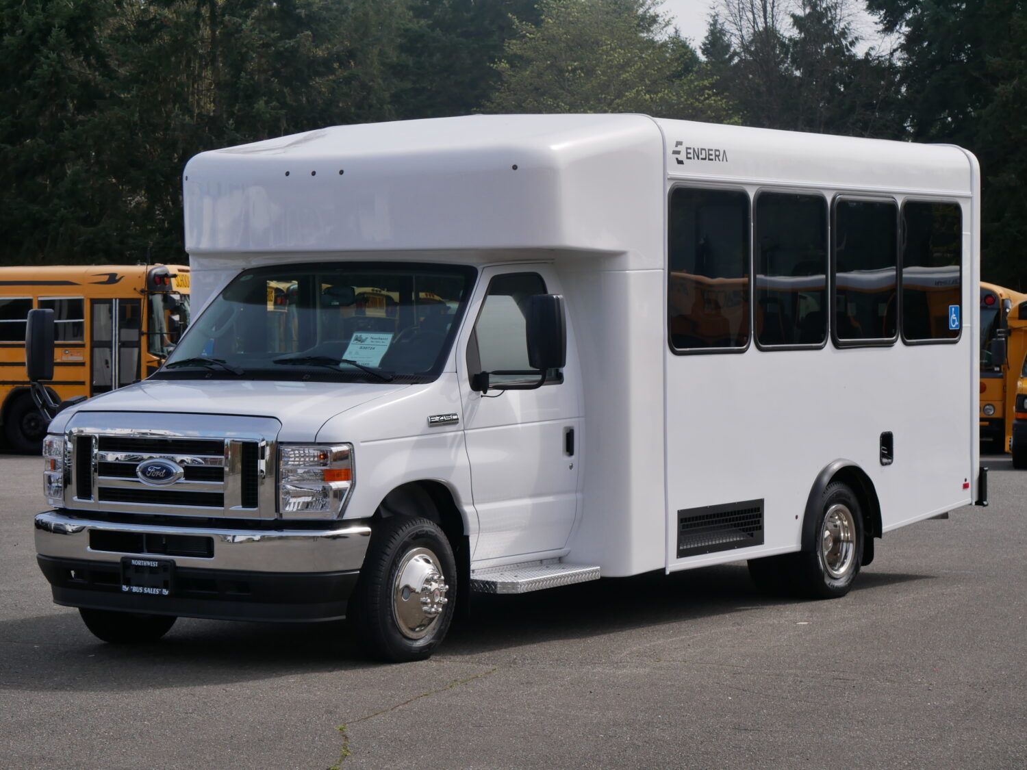 2024 Ford Endera 14 Passenger ADA Shuttle Bus - S32146 - Image 2