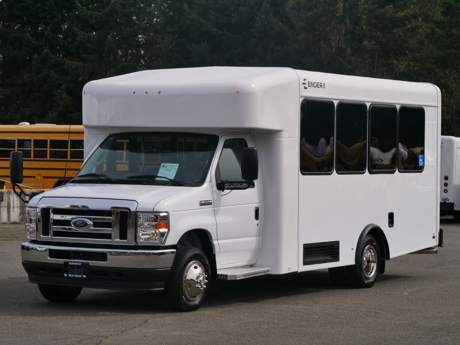 2024 Ford Endera 14 Passenger ADA Shuttle Bus - S28319 - Image 2