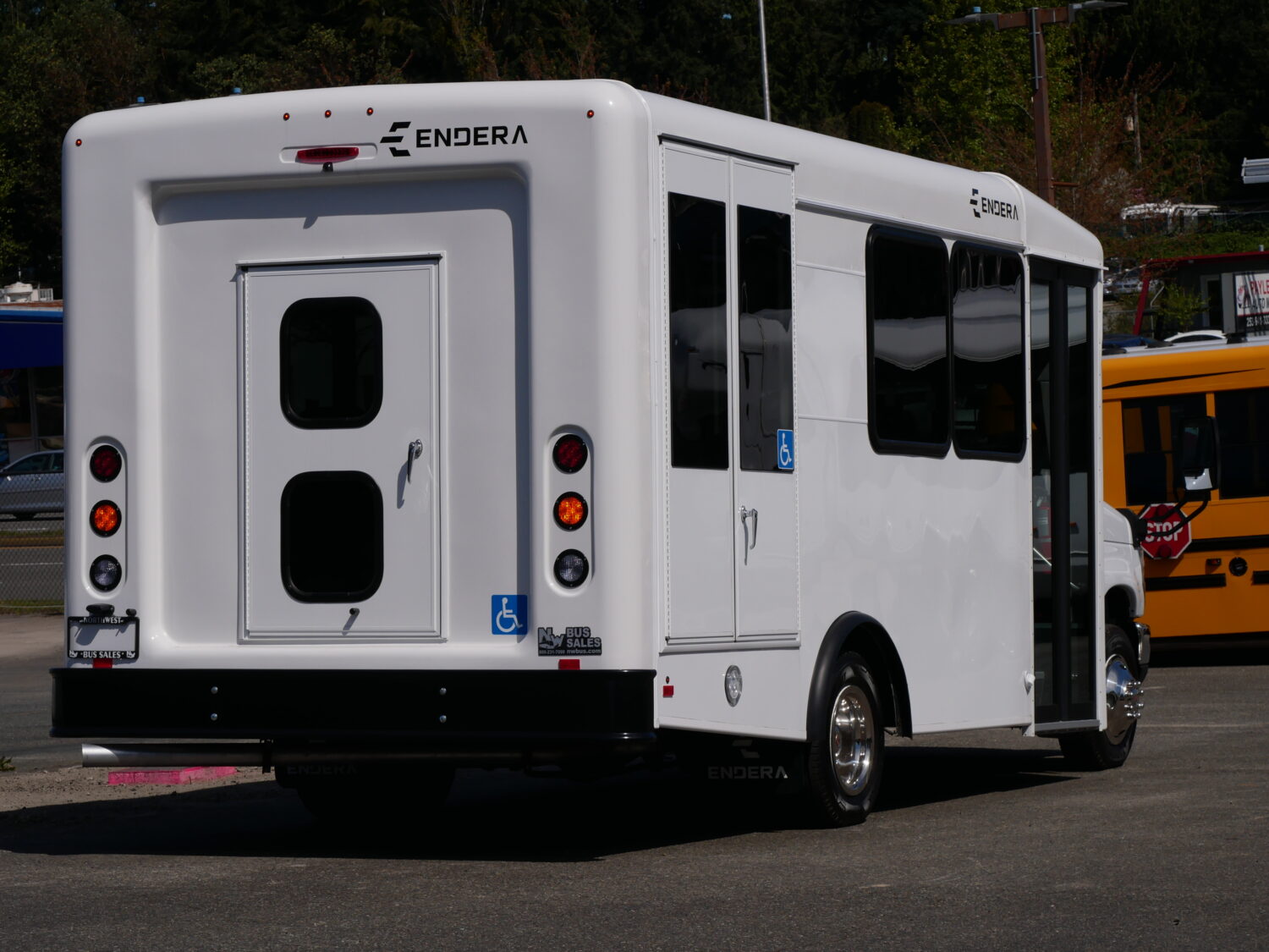 2024 Ford Endera 14 Passenger ADA Shuttle Bus - S32593 - Image 3