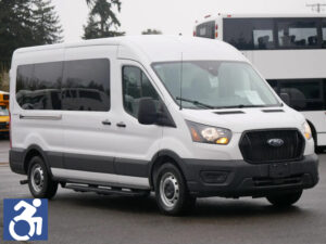 2025 Ford Transit Prime-Time 9 Passenger ADA Van - S02221