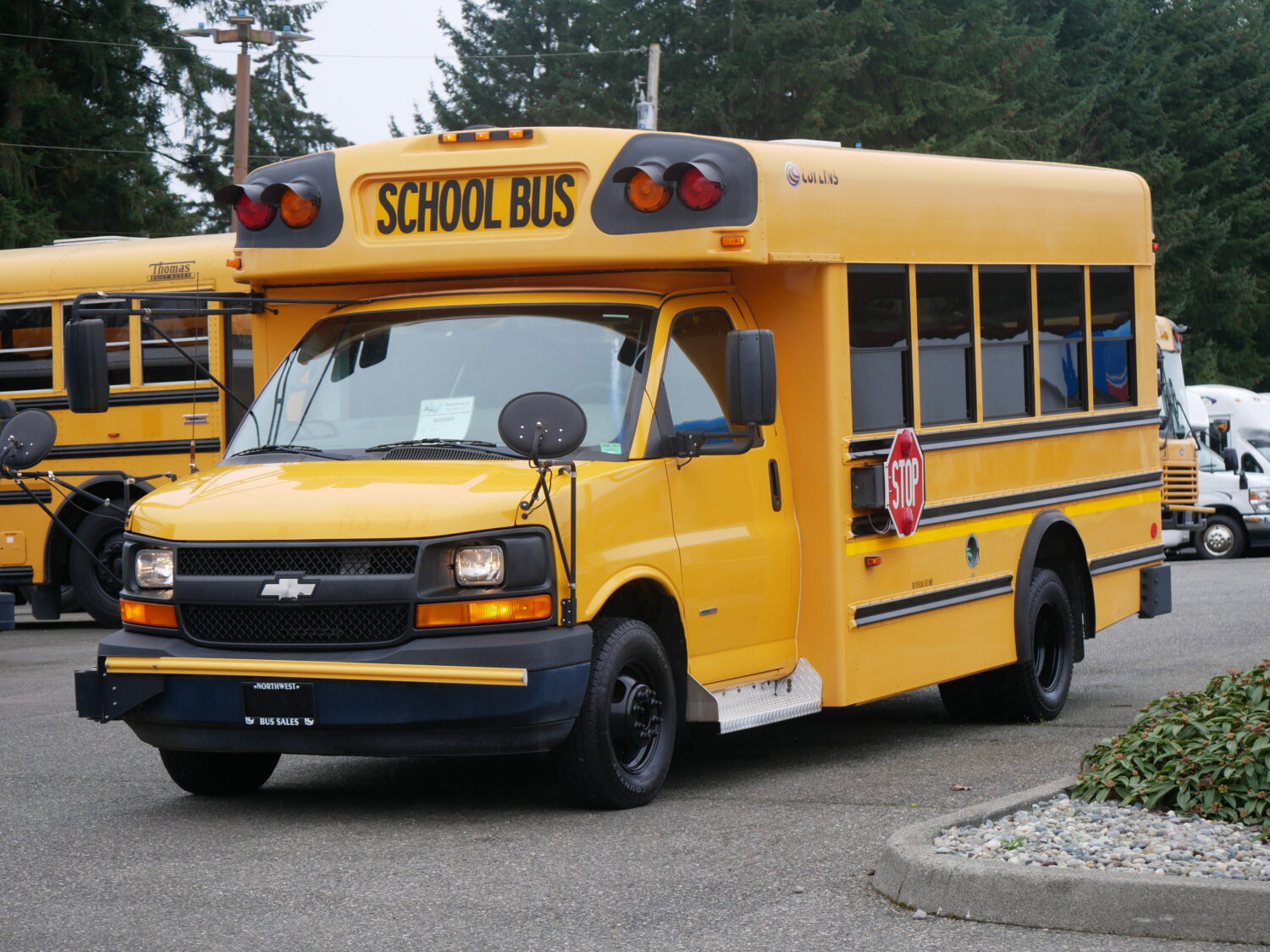 2008 Chevrolet Collins Super Bantam 20 Passenger School Bus - B00666 - Image 2