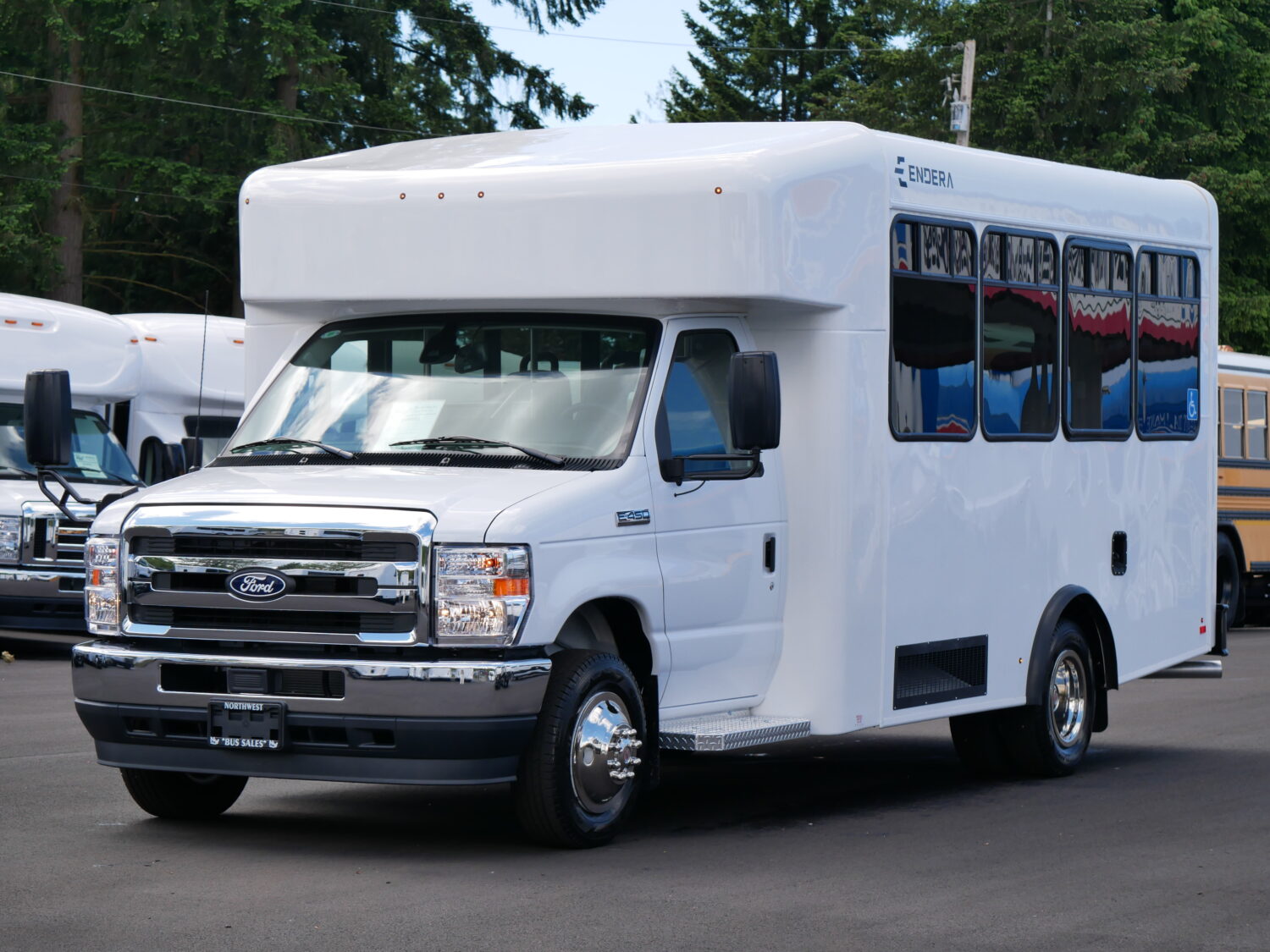 2026 Ford Endera 8 Passenger + 4 Wheelchair ADA Shuttle Bus - S01560 - Image 2