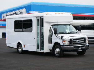 2019 Ford Glaval 14 Passenger + Rear Luggage Shuttle Bus - S14290