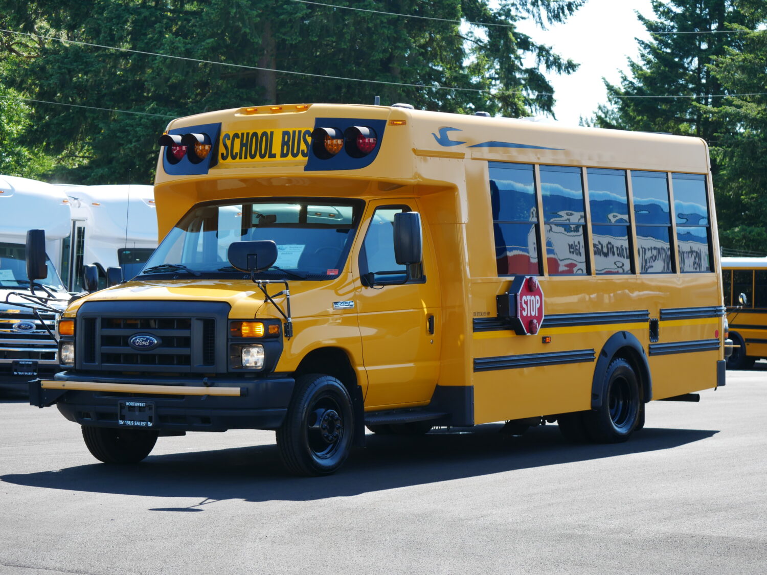 2016 Ford Girardin 18 Passenger Type A School Bus - B05351 - Image 2