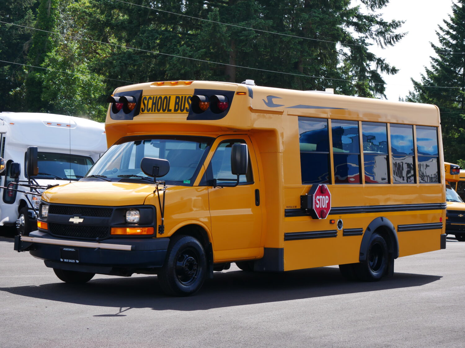 2016 Chevrolet Girardin 20 Passenger Type A School Bus - B28723 - Image 2