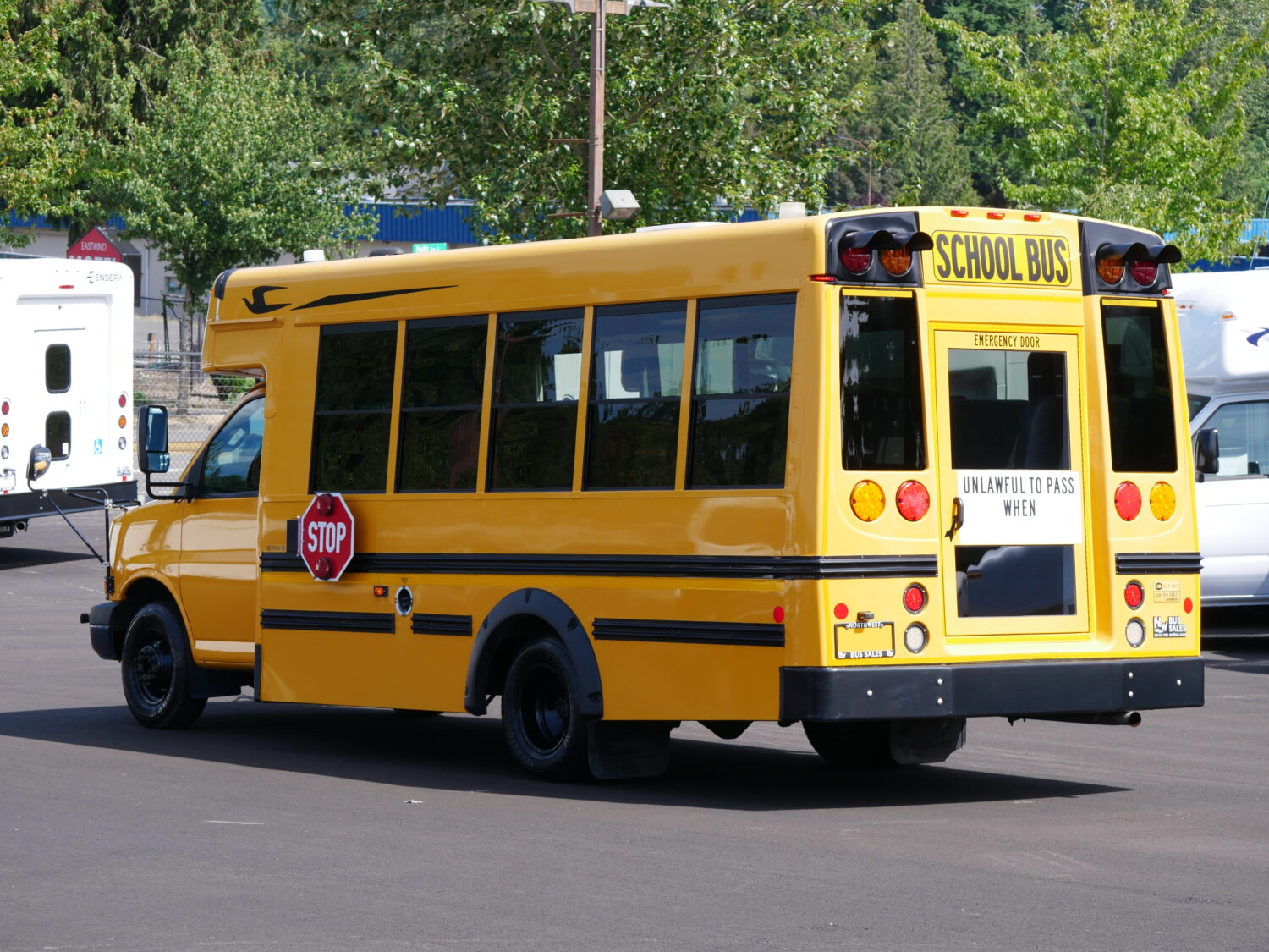 2016 Chevrolet Girardin 20 Passenger Type A School Bus - B28723 - Image 4