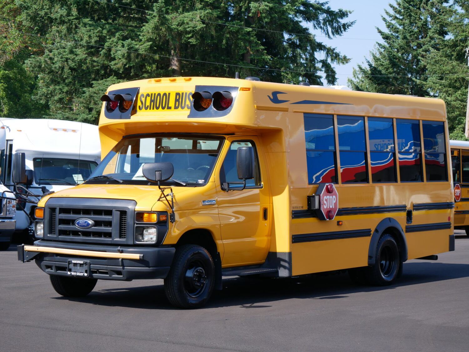 2016 Ford Girardin 18 Passenger Type A School Bus - B05342 - Image 2