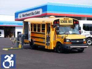 2012 Chevrolet Thomas 12 Passenger + 1 Wheelchair ADA School Bus - B47179