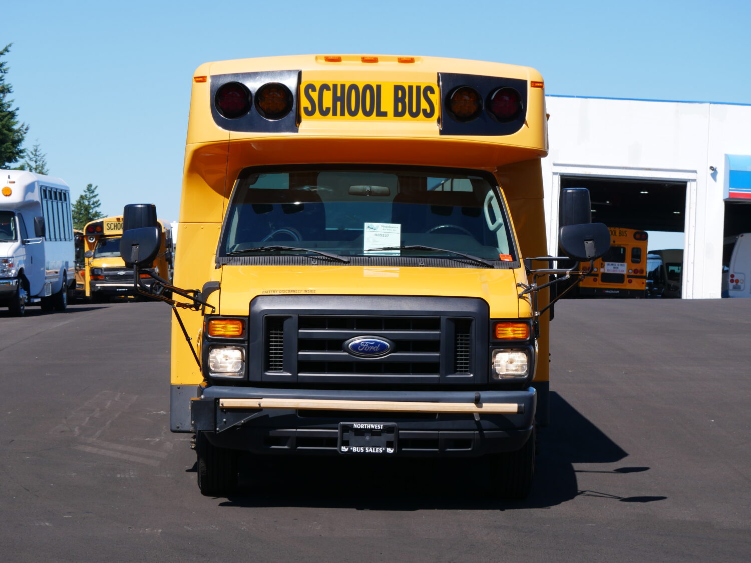 2016 Ford Girardin 18 Passenger Type A School Bus - B05337 - Image 12