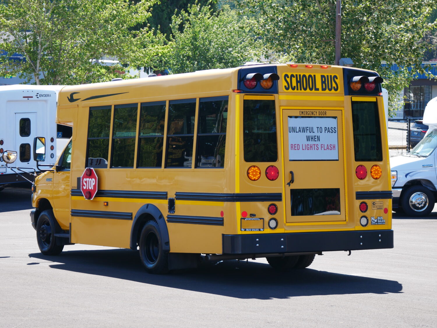 2016 Ford Girardin 18 Passenger Type A School Bus - B05337 - Image 4