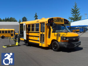 2010 Chevrolet Thomas 8 Passenger + 2 Wheelchair ADA School Bus - B58492